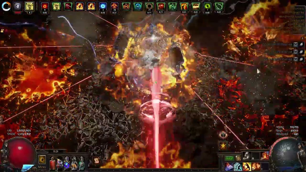 POE 3.26 VFOS Crit Berserker T17 Scarab Farm 2nd ('ω')ノ