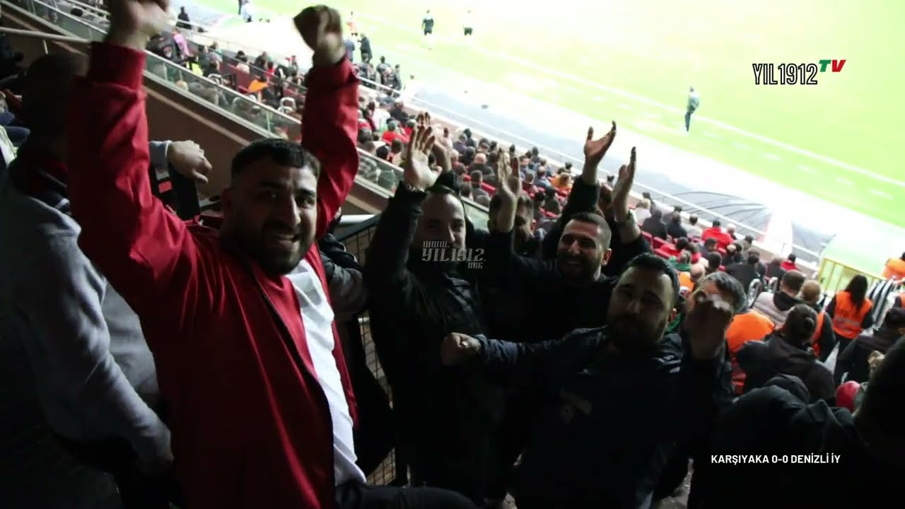 KARŞIYAKA 2-0 DENİZLİ İY GENİŞ TRİBÜN ve MAÇ ÖZETİ