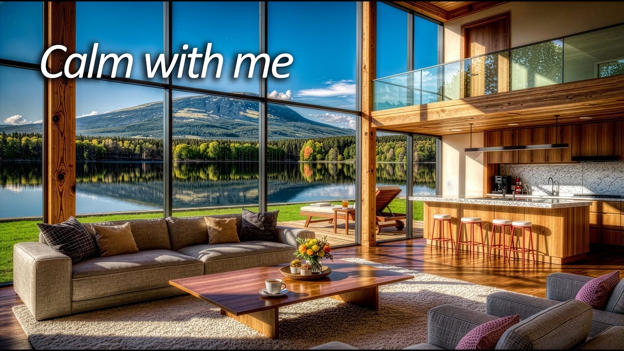 Time Slows Down in This Glass House | Lake View & Piano