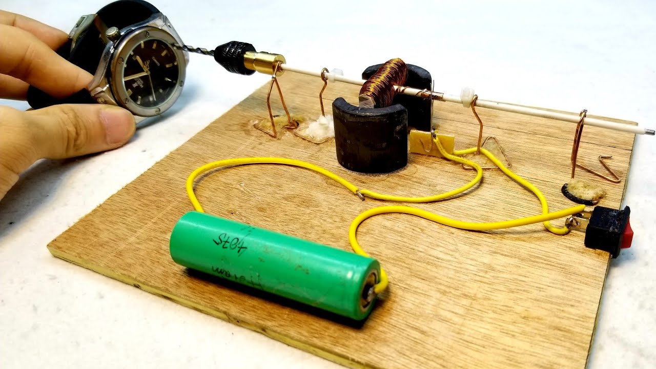 Cách chế tạo một chiếc motor,  động cơ đơn giản nhất !