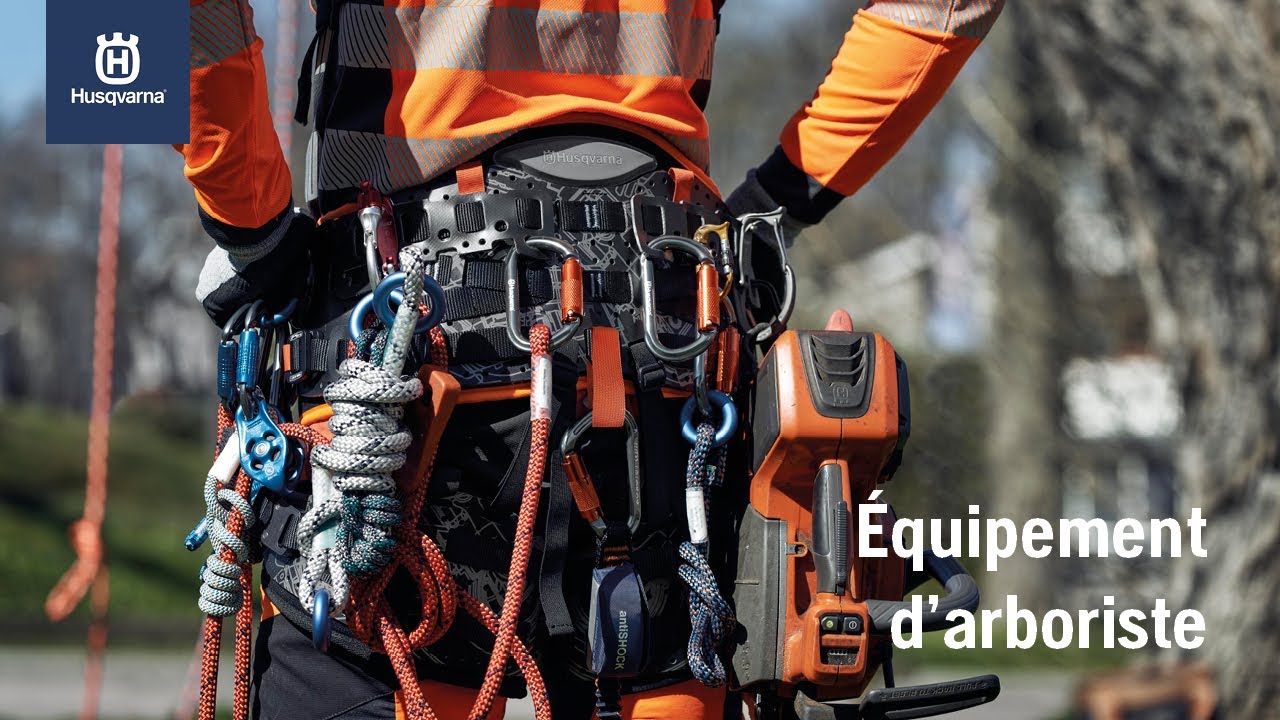 Husqvarna équipement de grimpe conçu pour les arboristes