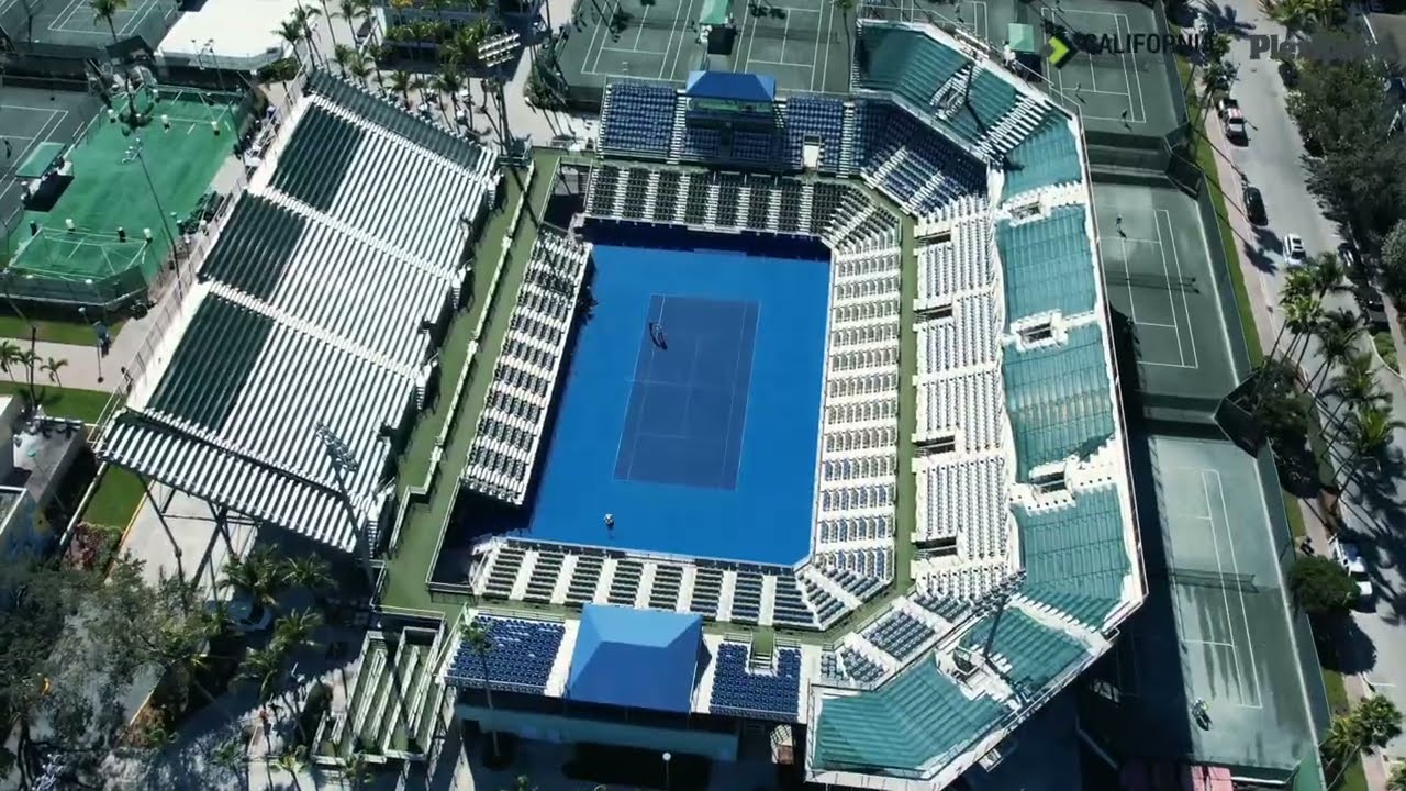 Delray Beach Open Stadium Court Installation Time-Lapse
