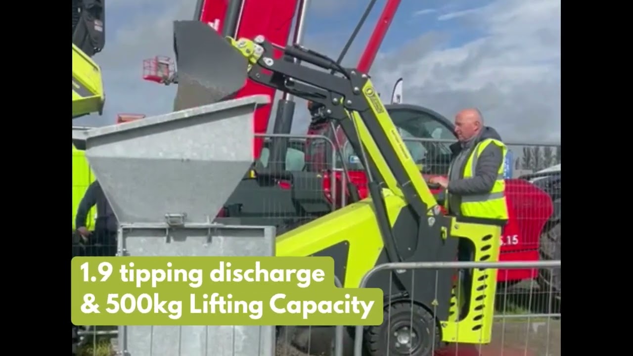 Introducing Ecovolve's Electric Mini Loader - 100% Electric & Produces Zero Emissions #construction