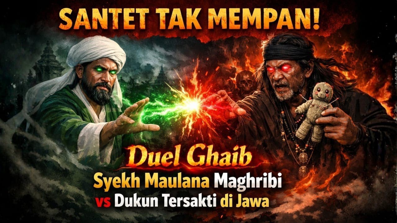 SANTET TAK MEMPAN! Duel Ghaib Syekh Maulana Maghribi vs Dukun Tersakti di Jawa