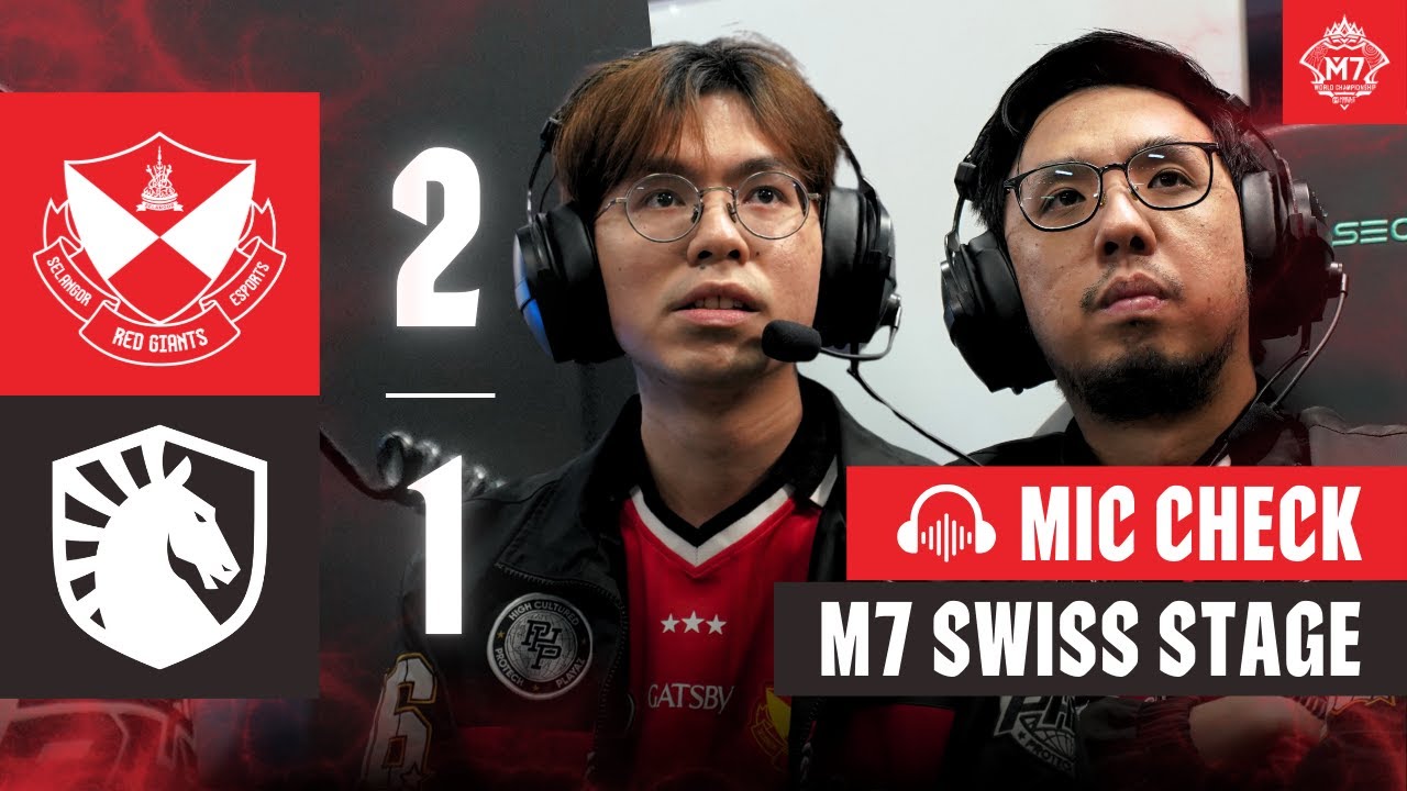 MIC CHECK | SRG VS TEAM LIQUID | M7 SWISS STAGE