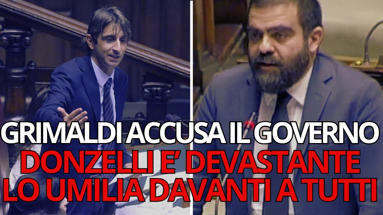 Donzelli Superlativo! Ribalta le Accuse di Grimaldi e lo Costringe alla Figuraccia