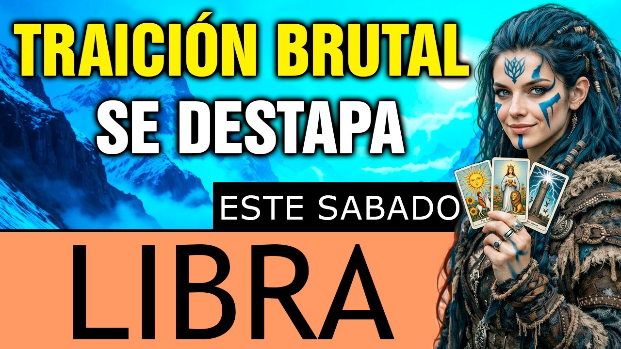 LIBRA 😶 TE OCULTAN ALGO MUY GORDO… y ESTA NOCHE CAEN TODAS las MÁSCARAS 🎭(sábado)