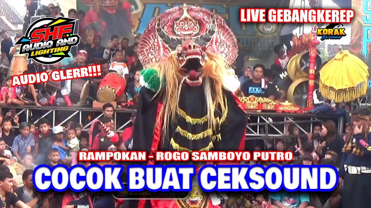 SHAFIRA AUDIO | Rampokan Jaranan ROGO SAMBOYO PUTRO Live Gebangkerep Tarokan 2023