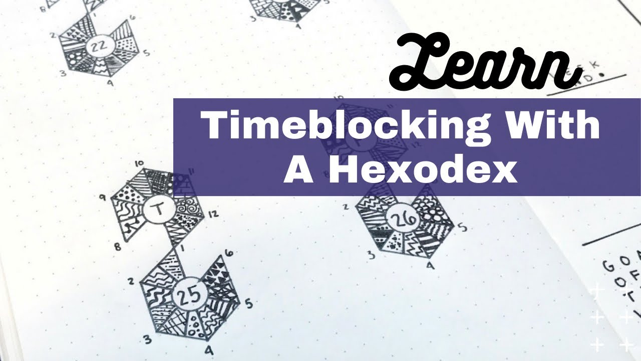 How To Use A Time Tracking Hexodex In Your Bullet Journal