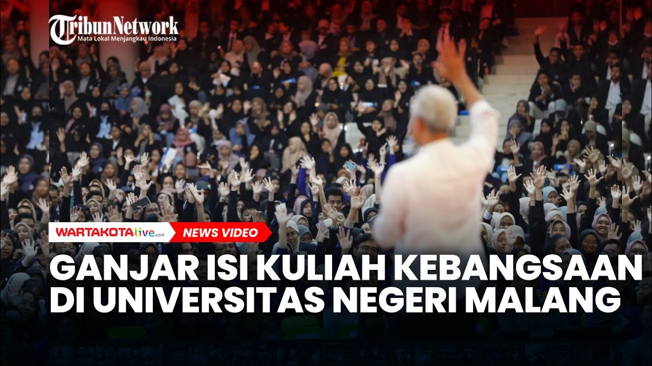Ganjar Pranowo Isi Kuliah Kebangsaan di Universitas Negeri Malang