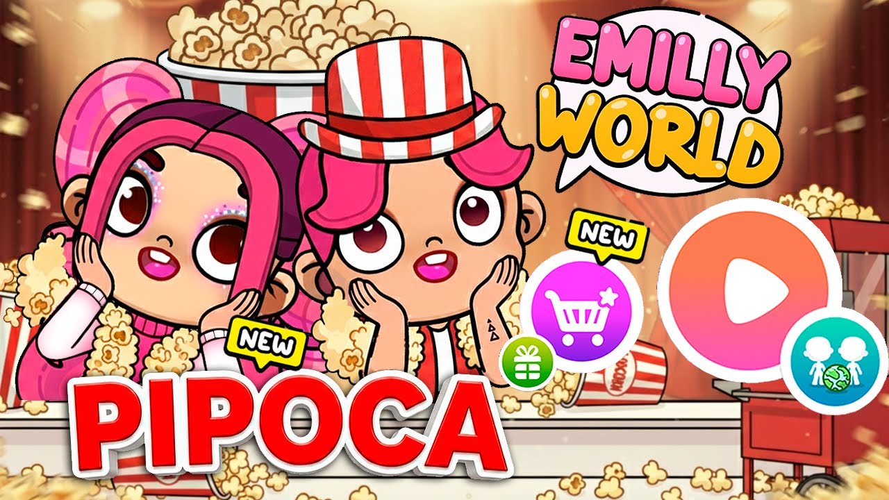 😱 O GRUPO DOS ROSA INVADIU O AVATAR WORLD DA PAZU! PIPOCA (Emilly Vick & Robson Abreu)