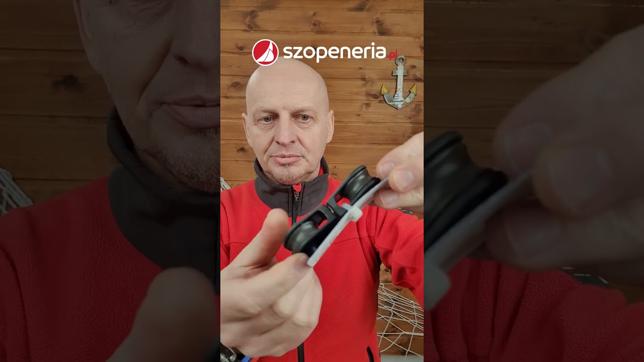 BLOCZEK POJEDYŃCZY Z KRĘTLIKIEM  Barton - ZŁĄCZONY - ROZMIAR 1 - LINA 8MM