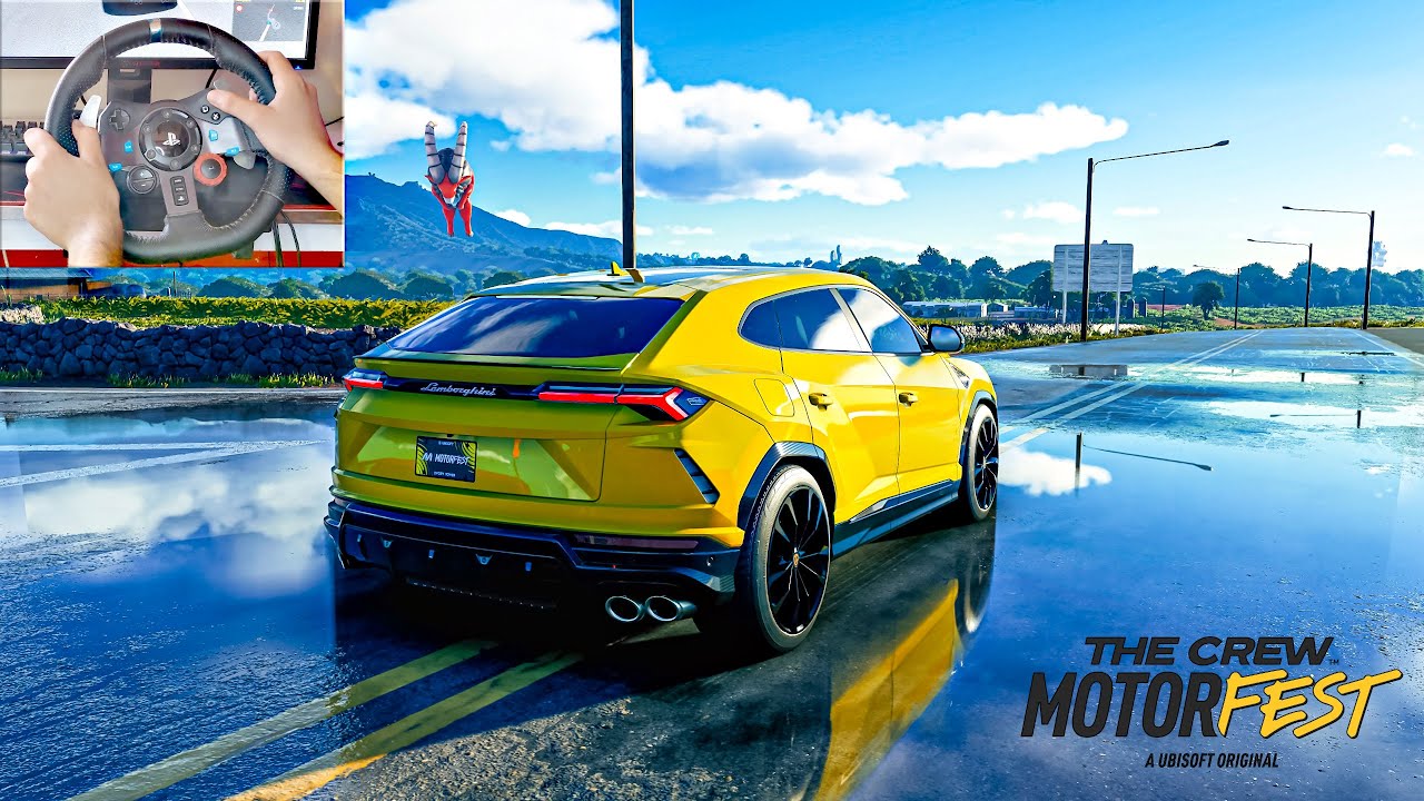 Lamborghini Urus 2024 Speed Test | The Crew Motorfest | Logitech G29 4K 60FPS Gameplay