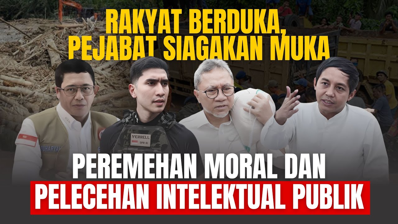 BENCANA SUMATERA, TINGKAH LAKU PEJABAT BIKIN GELENG KEPALA
