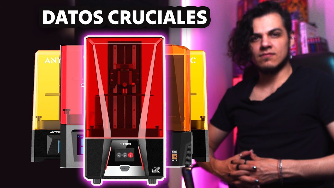 5 PUNTOS CLAVE para elegir la MEJOR Impresora 3D de RESINA ✔