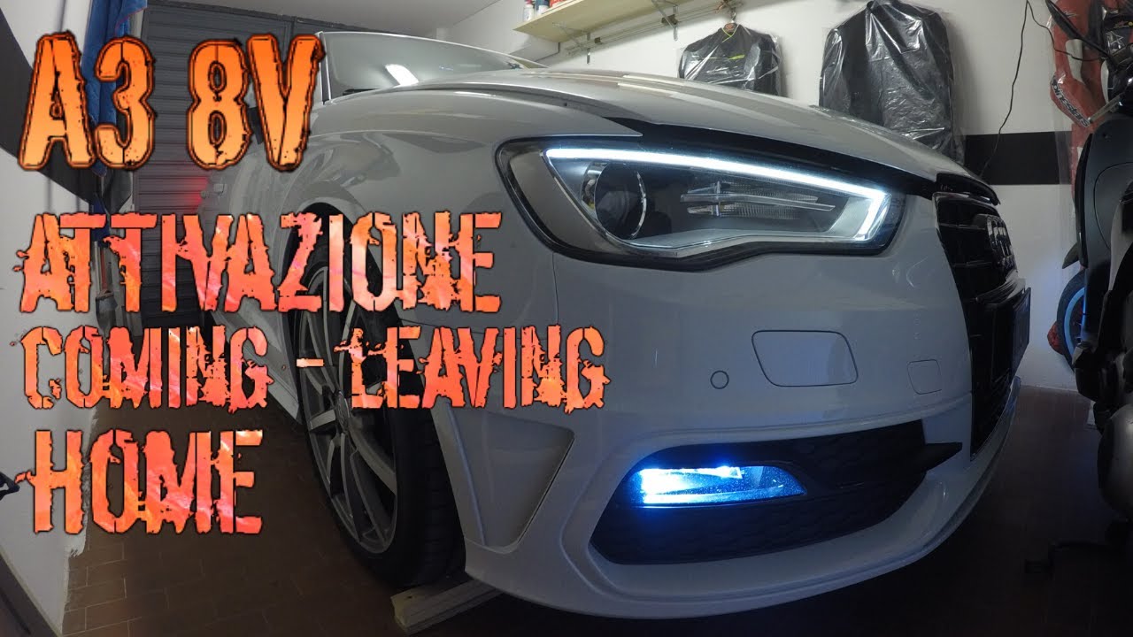 VCDS AUDI A3 8V Attivazione Coming-Leaving Home