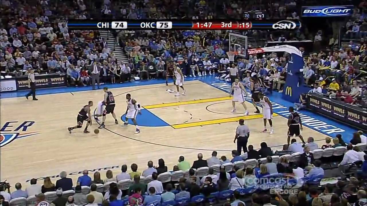 Derrick Rose Highlights vs. OKC Thunder 3/18