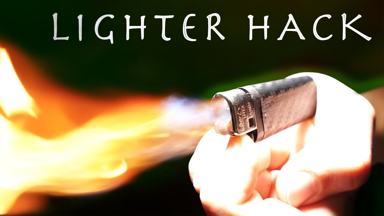 Mini Lighter With a MASSIVE FLAME!?!? - Simple Lighter Hack INSANE RESULTS!!!
