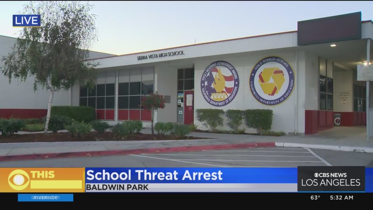 Student arrested after making threats towards Sierra Vista High School