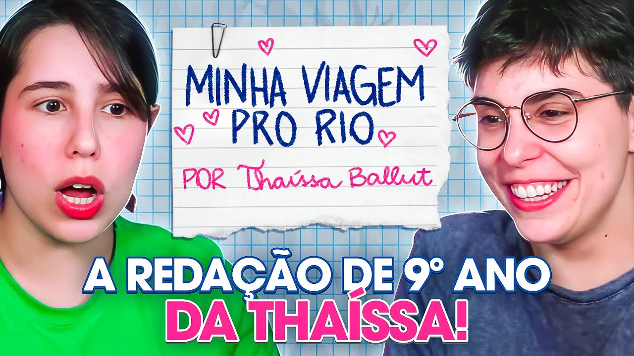 EU ERA FANFIQUEIRA DESDE CRIANÇA! | Reagindo a minha redação do 9º ano