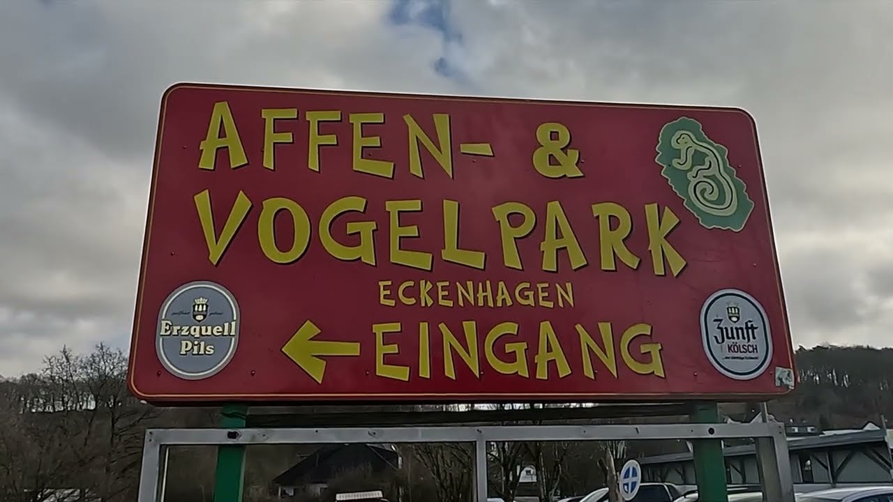 Affen und Vogelpark Eckenhagen 2025  | Rundgang Tierpark 2025 |  🎡4K/UHD