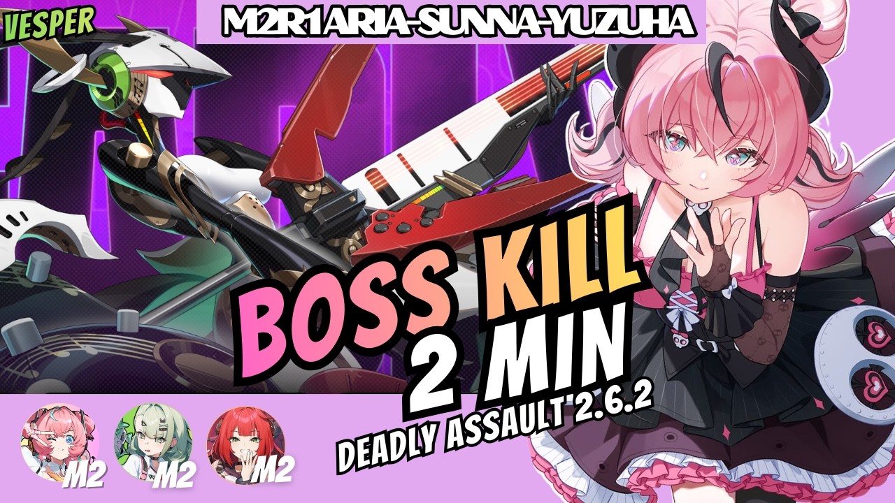M2R1 ARIA/SUNNA/YUZU 2 MIN VESPER KILL 65K DEADLY ASSAULT 2.6.2