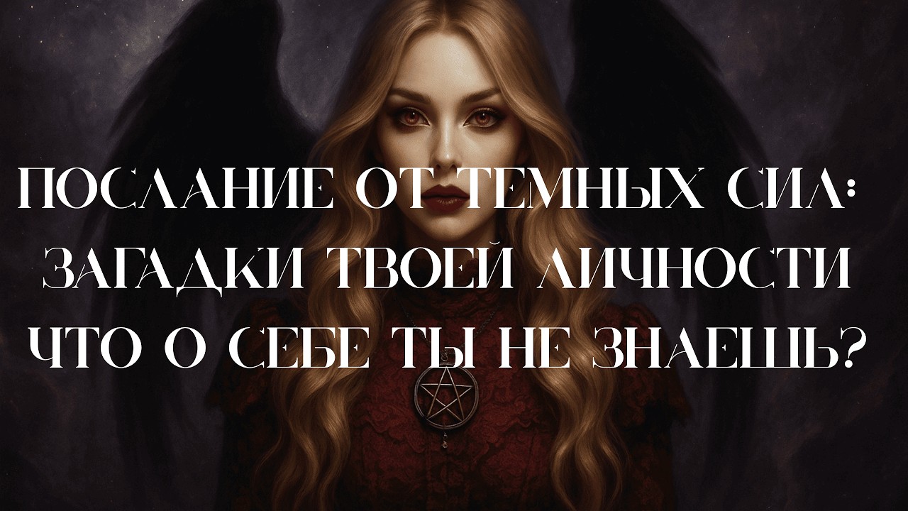 Послание от Темных Сил: Загадки Твоей Личности | Таро Расклад 🌒