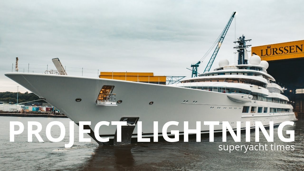 L&uuml;rssen Project Lightning Yacht Launch
