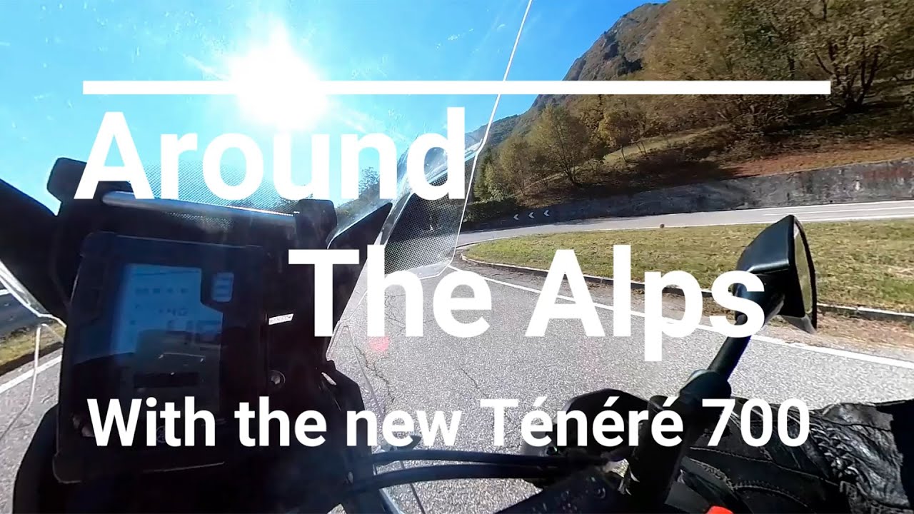 Nelle Alpi con la nuova Yamaha Ténéré 700