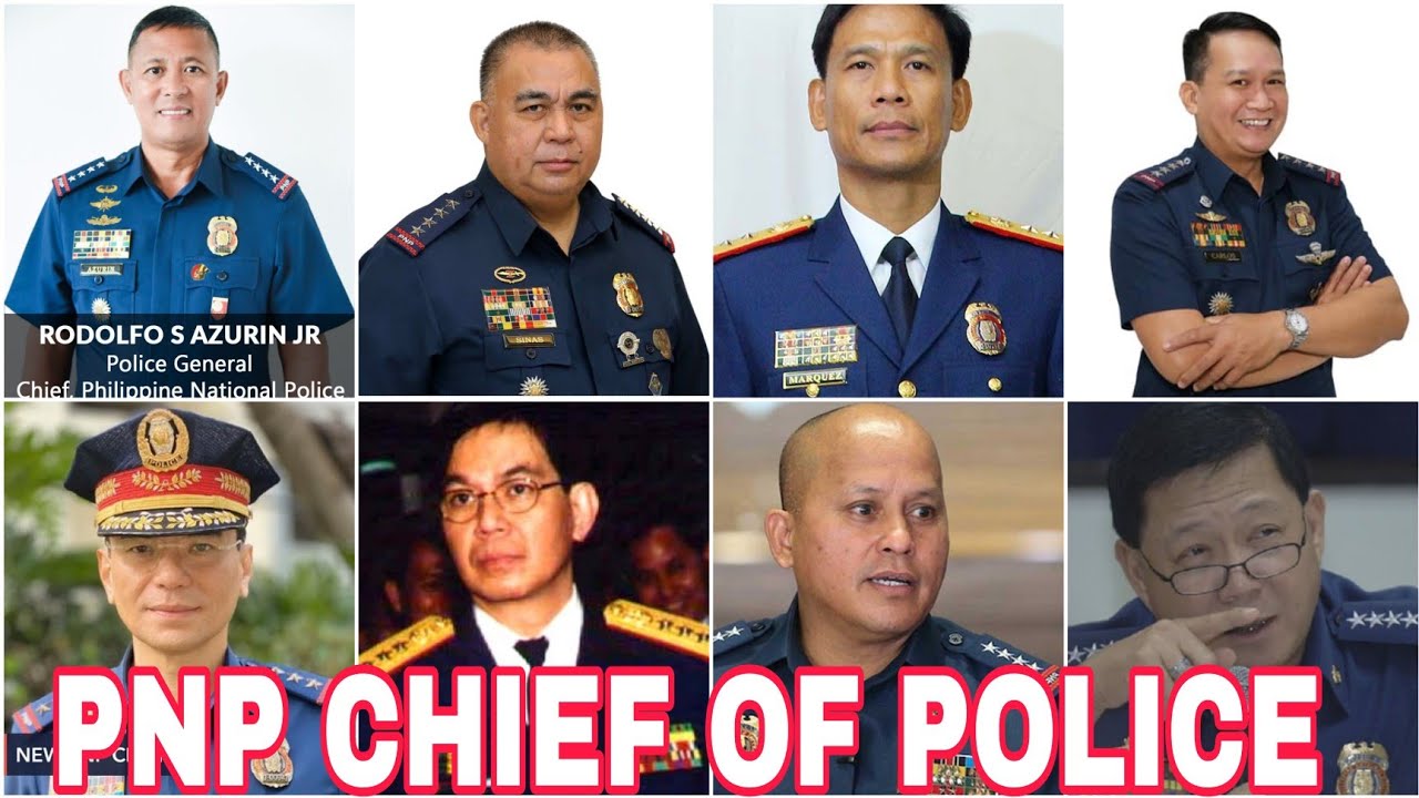 LIST OF PNP CHIEF OF POLICE 2022! #question