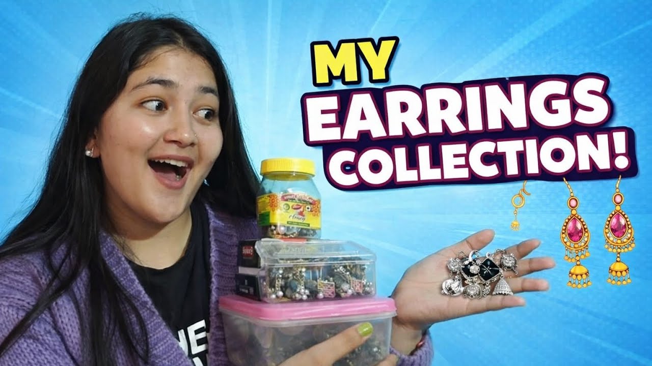 Mera Earrings Collection 😍 || Daily Vlog 17
