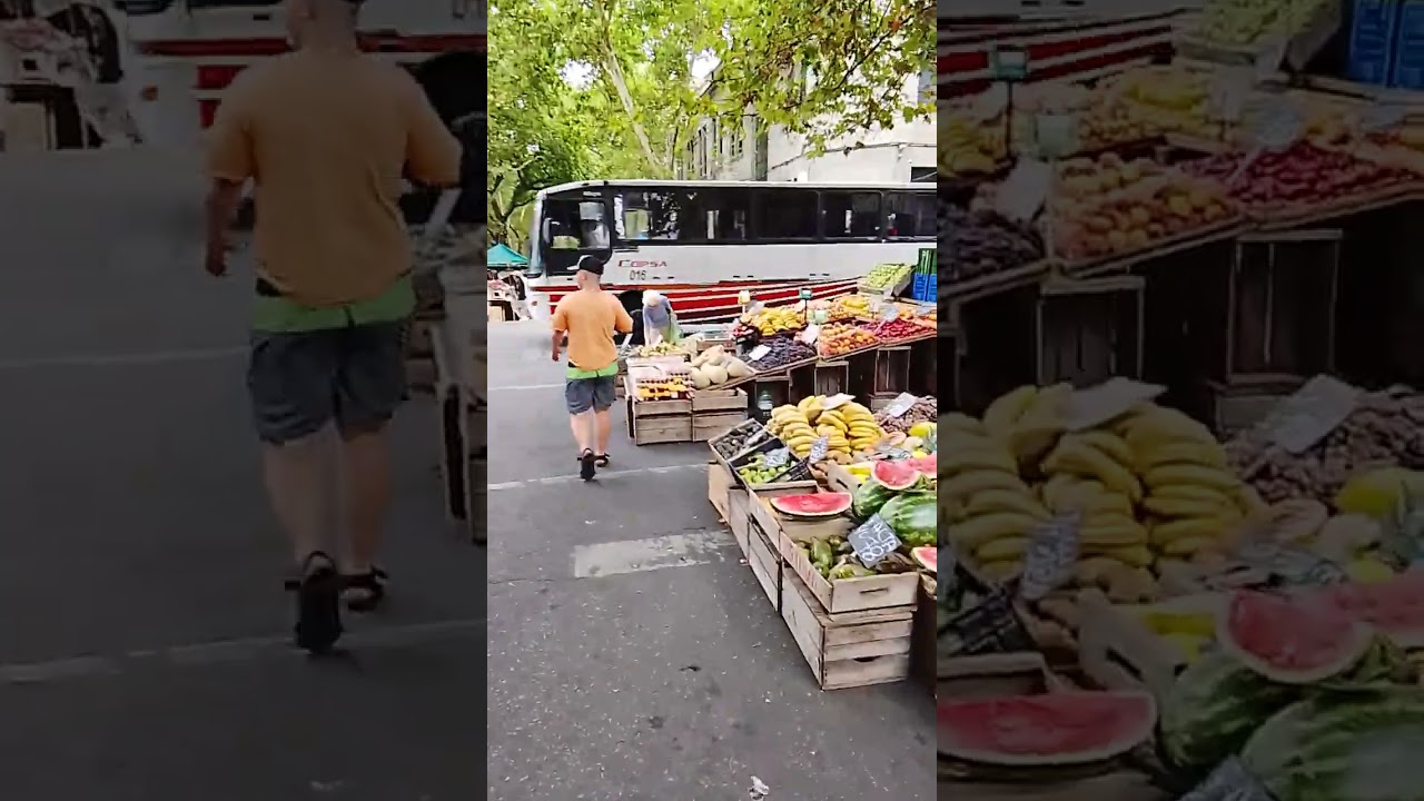 هذا 🇲🇦هو اشهر سوق عندنا في مونتفديو عاصمة الاورجواي 🇺🇾