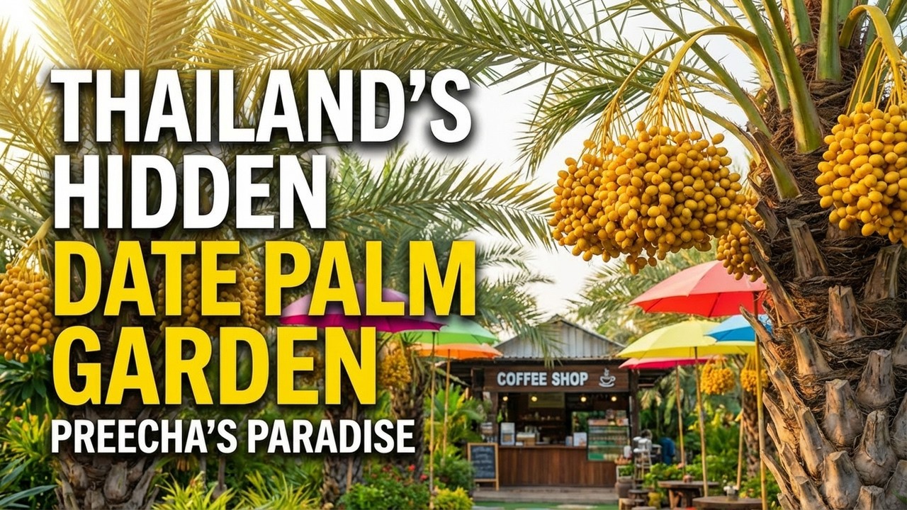 Preecha Date Palm Garden & Coffee Shop in Thailand #PreechaDatePalmGarden
