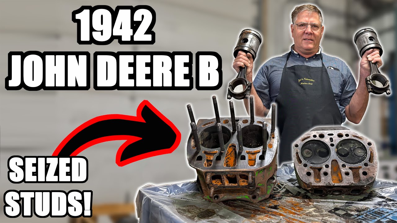 Мы НЕ СПРАВИЛИСЬ с удалением шипов на этом тракторе John Deere B!
