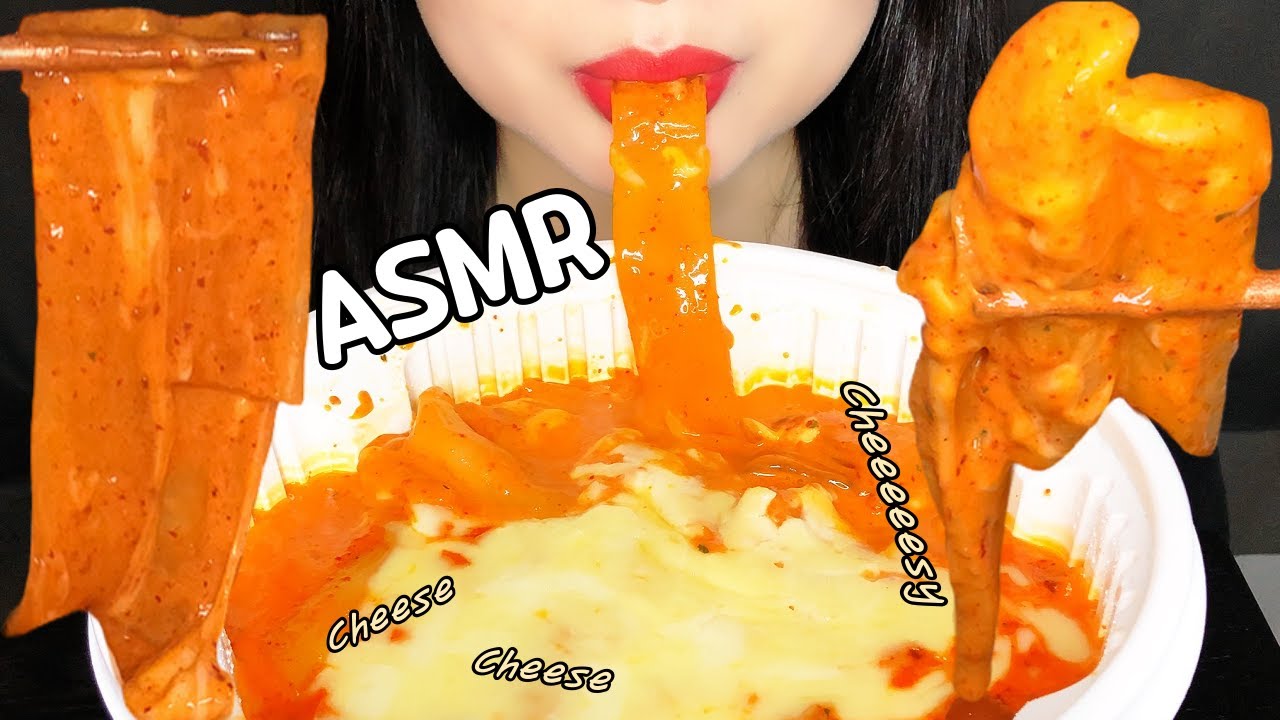 ASMR Rose Sauce Tteokbokki🧡 Mukbang | Hot Menu in Korea! | NO TALKING | REAL EATING SOUND