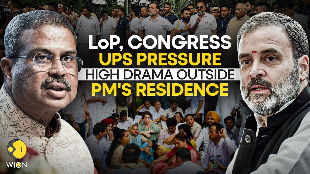 LoP, Congress Storms To PM Modi's Residence As Protest Escalates | WION Originals