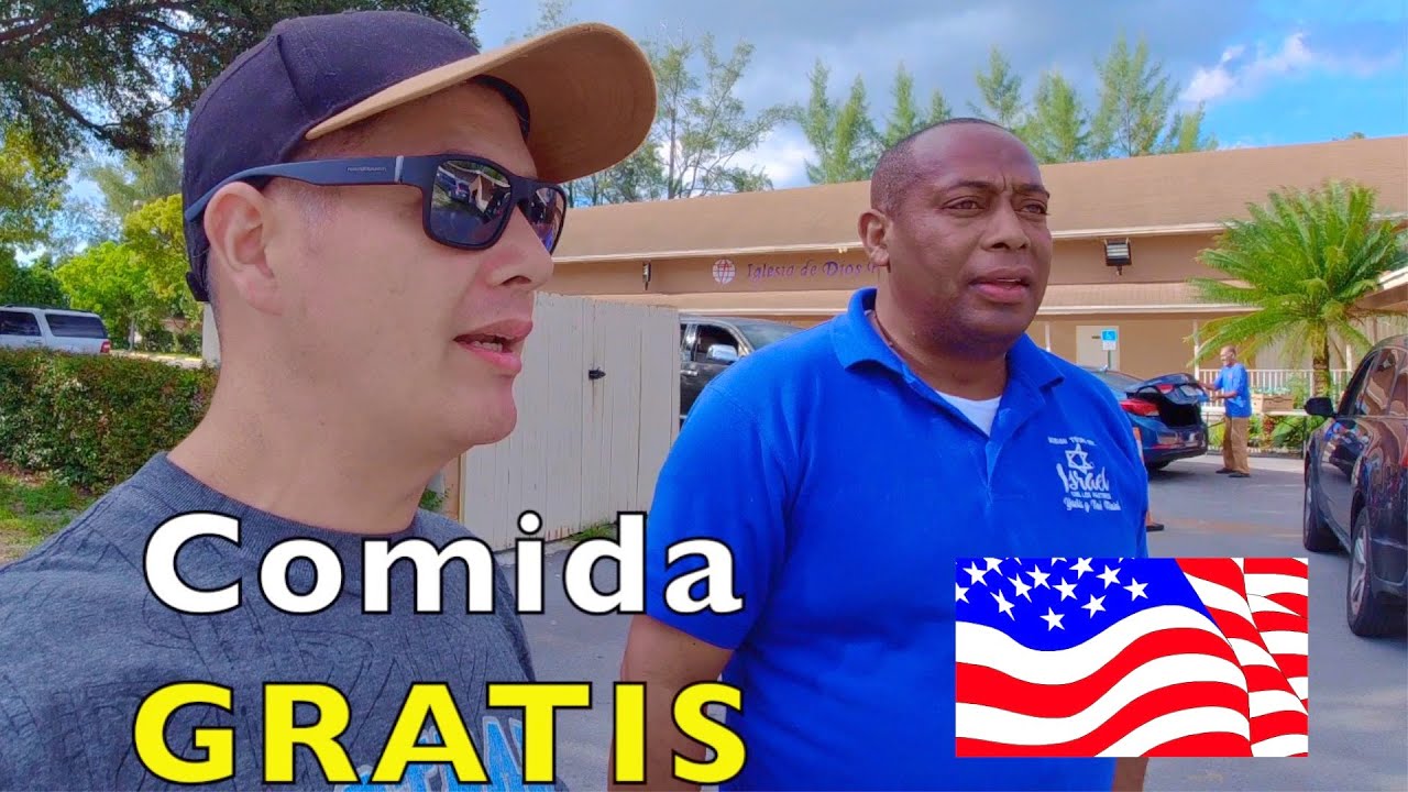 ¿Como conseguir 🥪COMIDA GRATIS EN MIAMI?🇱🇷 @Iglesia115  Reycorriendo
