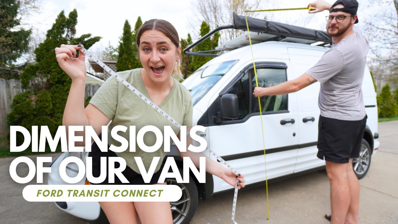 РАЗМЕРЫ НАШЕГО МОНТАЖНОГО ФУРГОНА FORD TRANSIT CONNECT 2013 ГОДА: пояснения по размерам верхней п...