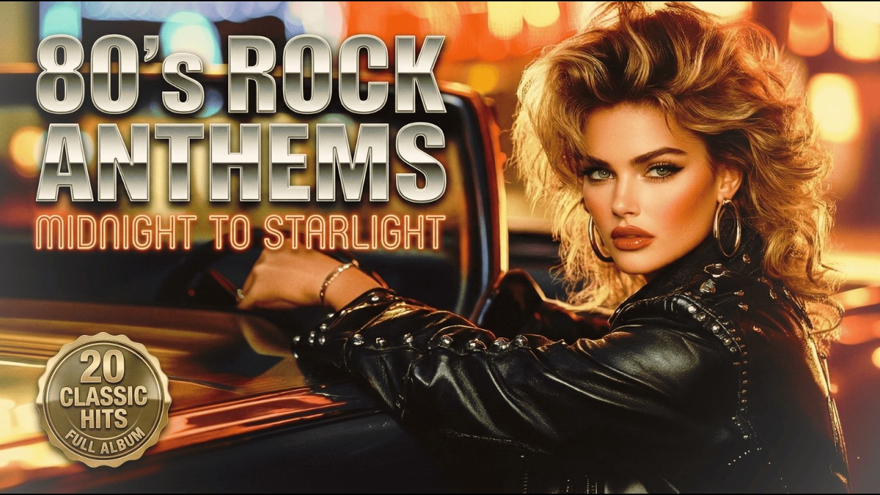80s ROCK NIGHT DRIVE: Midnight to Starlight | 20 Massive Rock Anthems