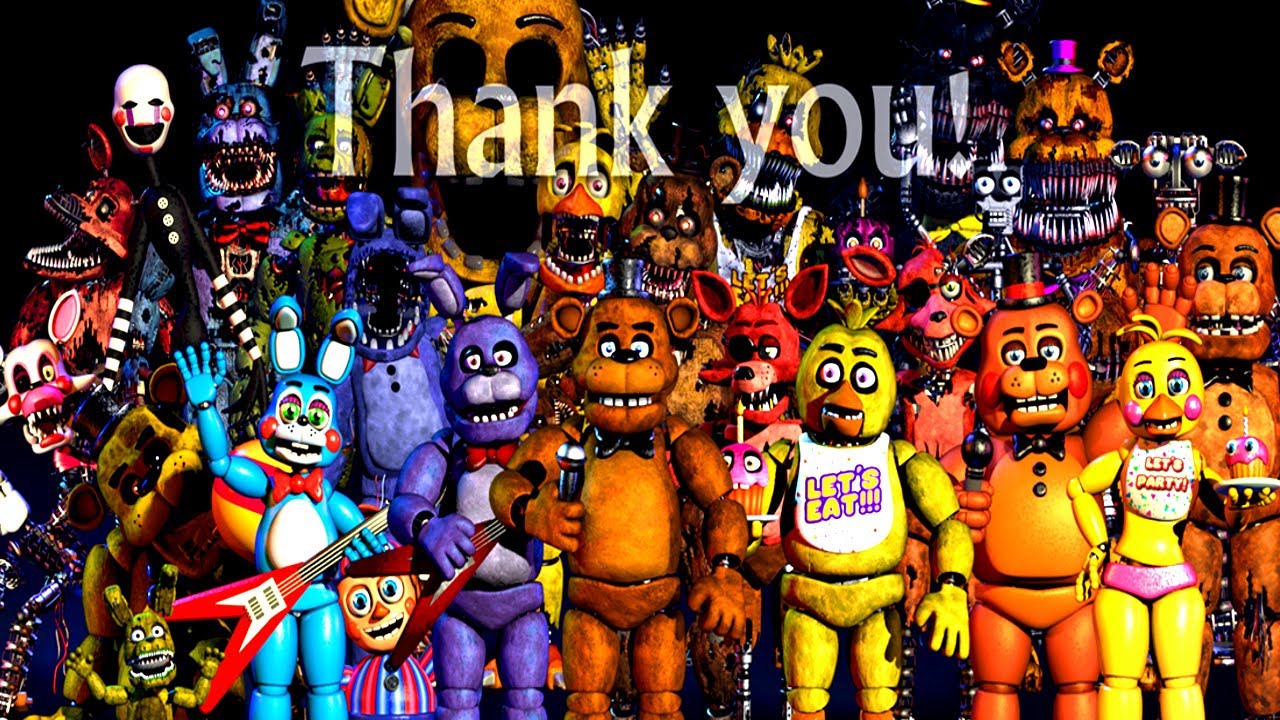 Five Nights At Freddy's 1 2 3 4 theme songs