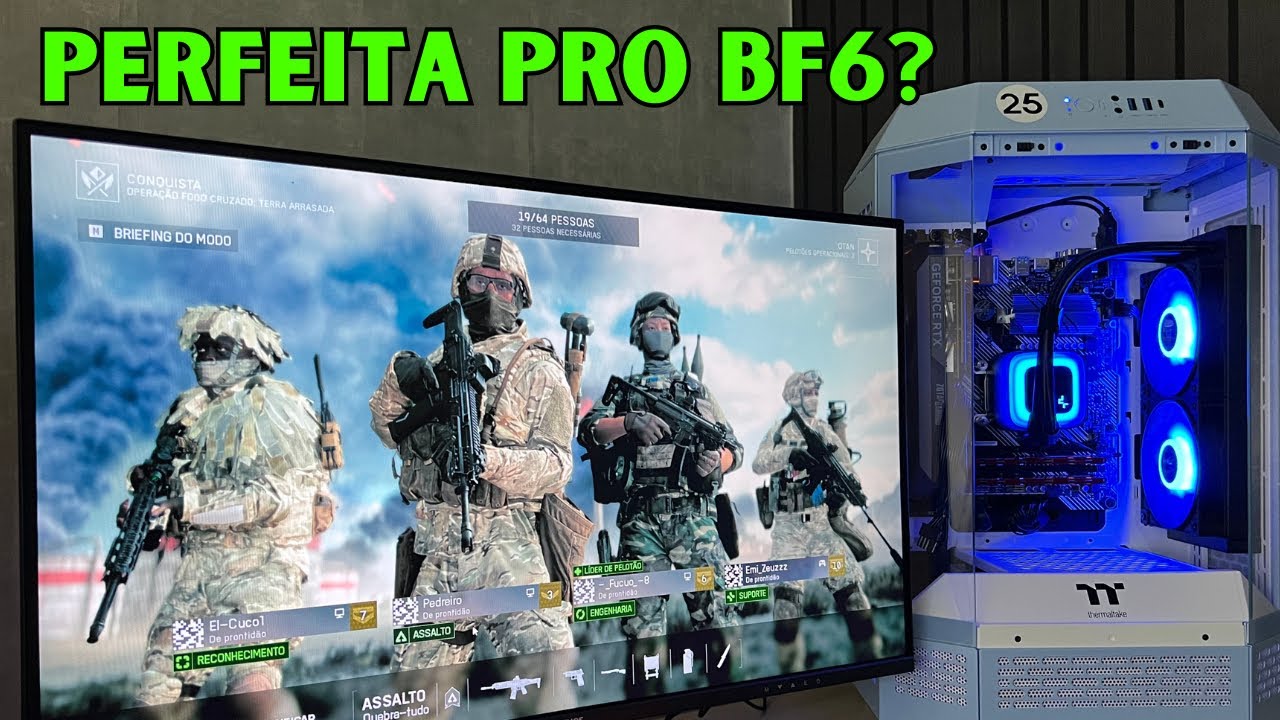 BATTLEFIELD 6 - Teste PC Gamer  Ryzen 5500 + RTX 5060 
