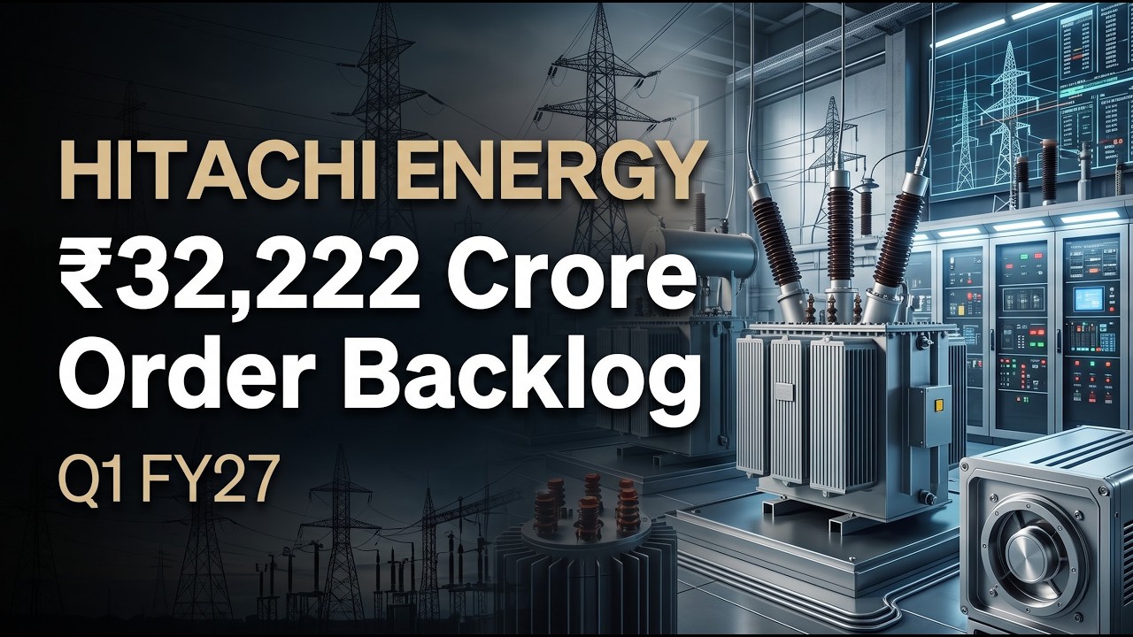 HITACHI ENERGY INDIA Share: Does the ₹32,222 Crore Backlog Guarantee 4 Years Of Growth? | Q1 FY27