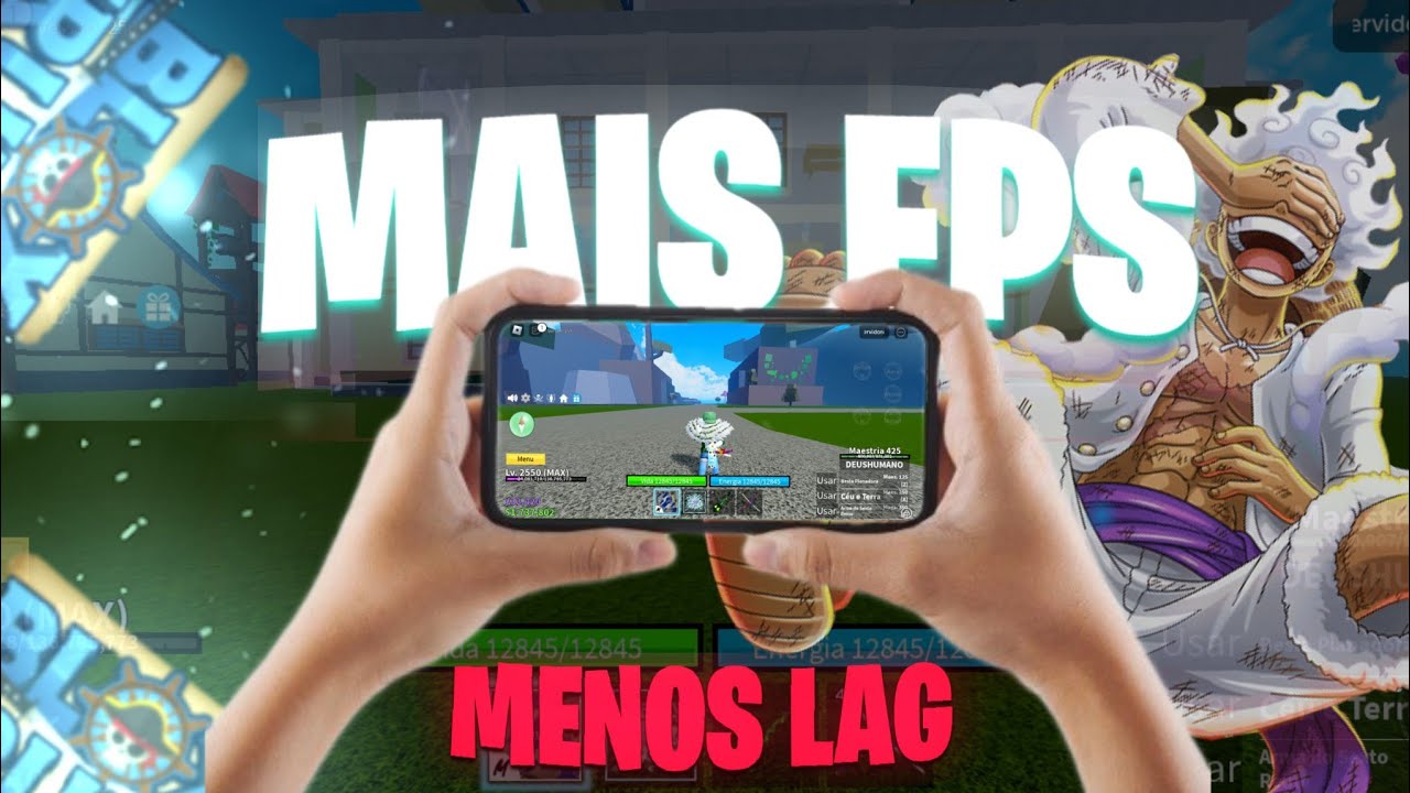 como fazer o BLOX FRUITS parar de travar no CELULAR- ROBLOX!