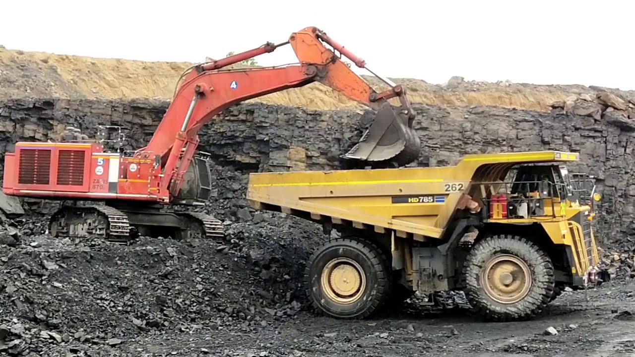 100 Ton Dumper Load By Tata Hitachi 870