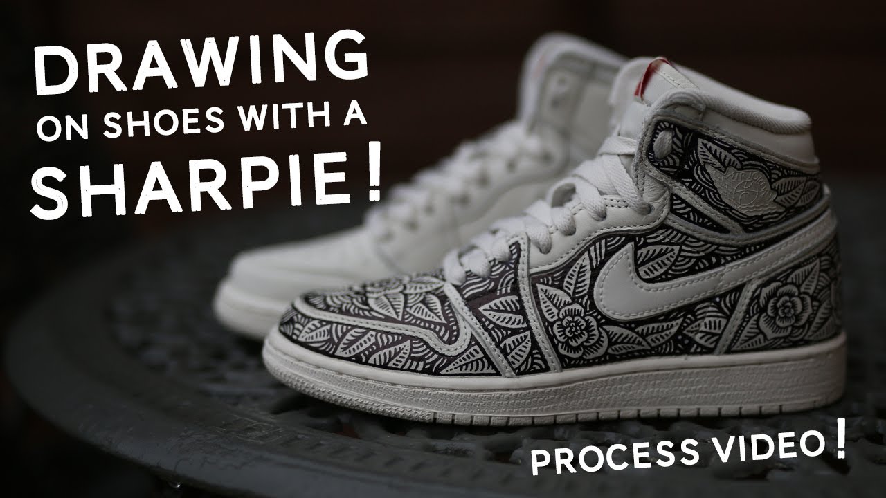 Customising Shoes With Sharpie Markers!