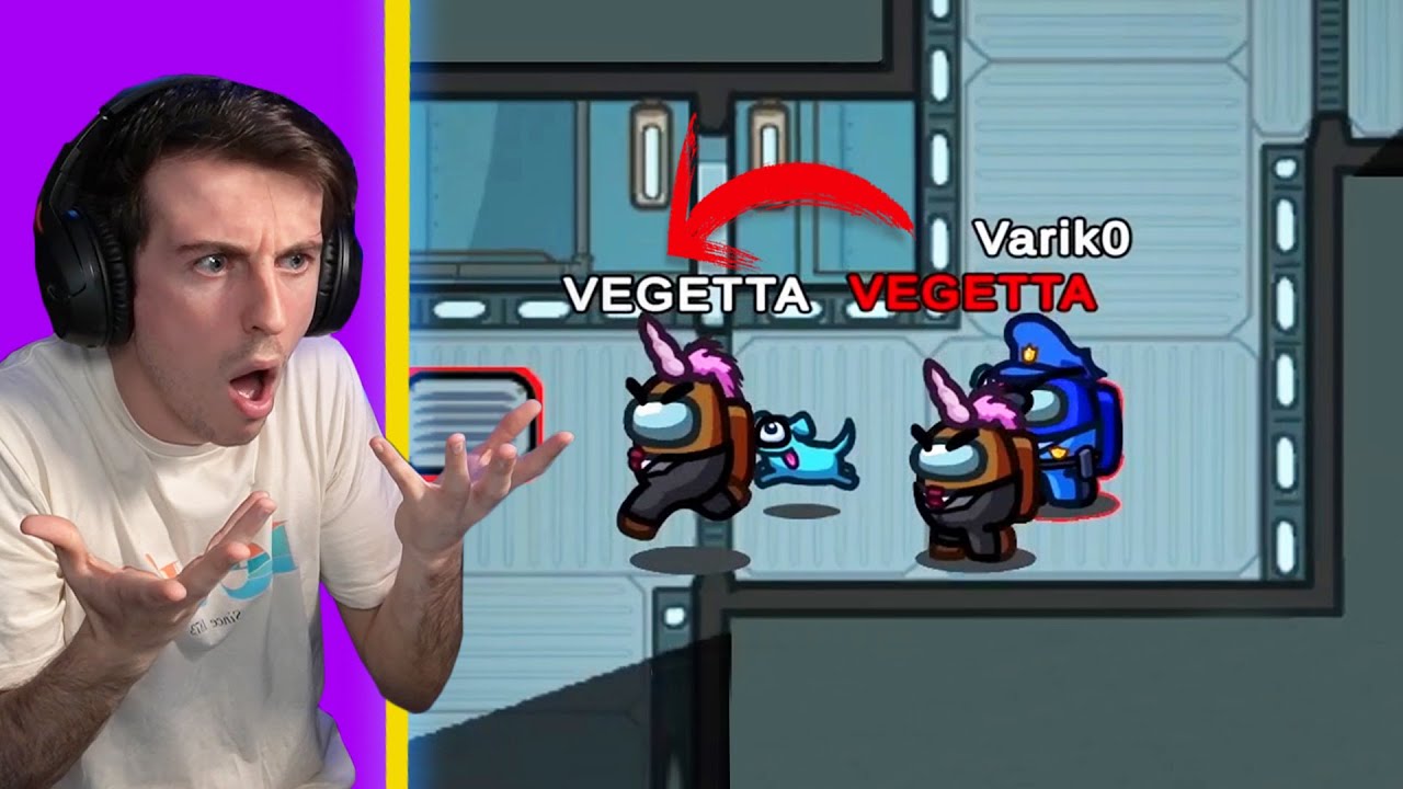 *MATO delante de VEGETTA transformado en VEGETTA AMONG US*