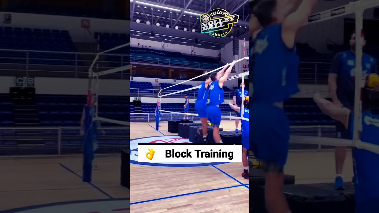 Volleyball 💥 blocking training 🔥🔥 #shorts #weliseli