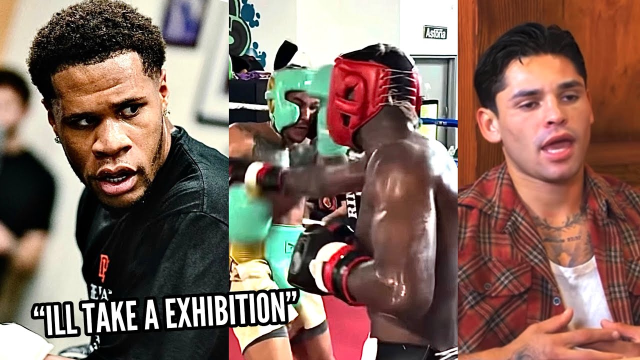 &ldquo;GOING OUT SAD&rdquo; DEVIN HANEY HINTS AT EXHIBITION FIGHT | RICHARDSON HITCHINS WRECKS SPARRING PARTNER!