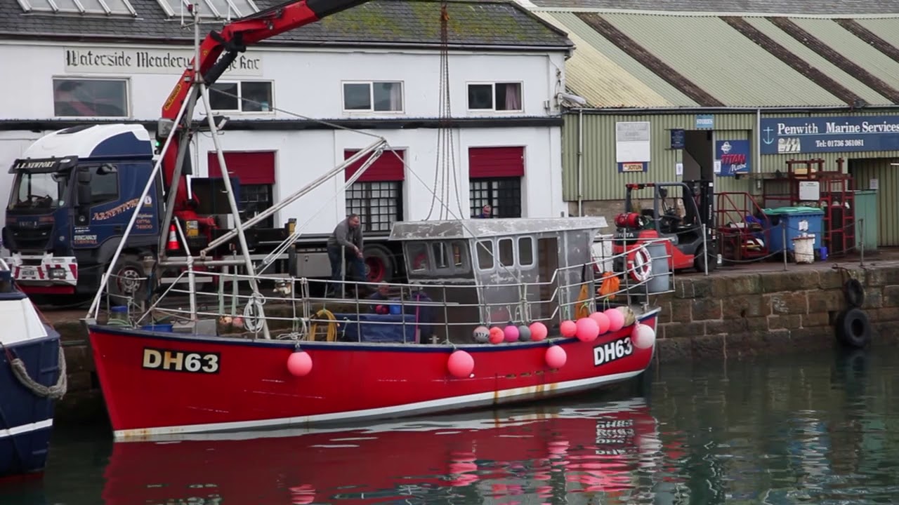 New wheelhouse for Newlyn Crabber, built by Penwith Marine, penzance harbour, for Karl Menear.