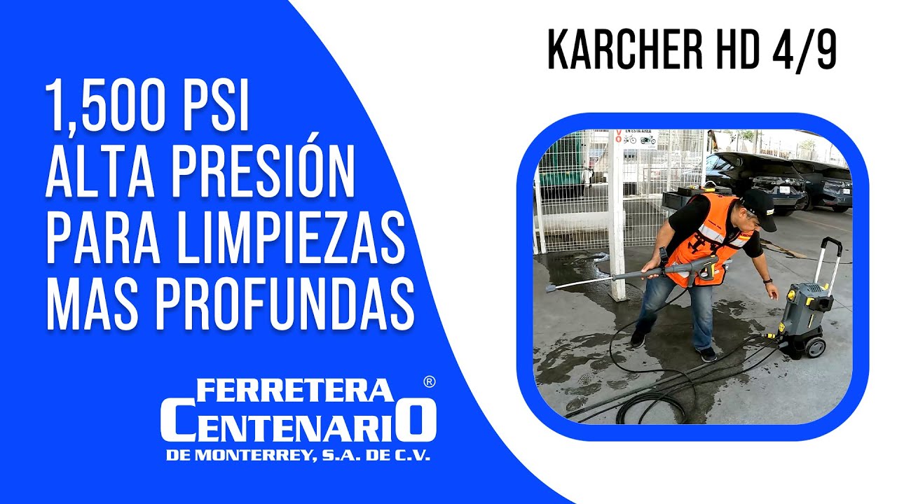 Karcher HD 4/9 Hidrolavadora Industrial de Alta Presión 1500 PSI